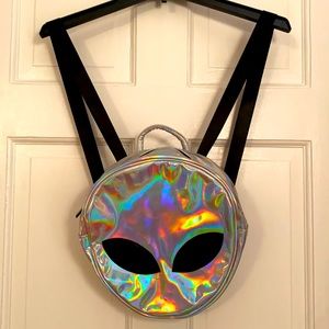 Holographic/Chromatic Alien Backpack